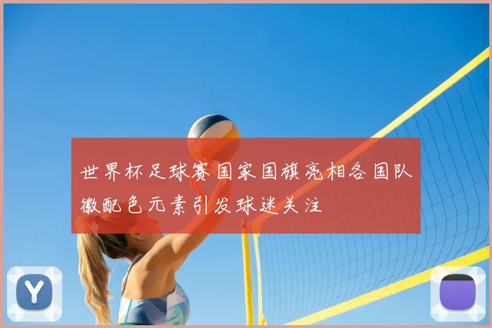世界杯足球赛国家国旗亮相各国队徽配色元素引发球迷关注