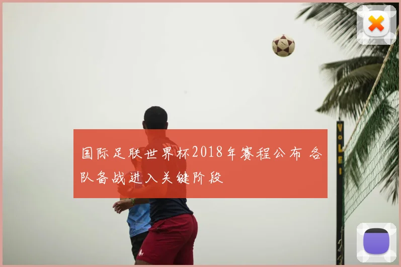 国际足联世界杯2018年赛程公布 各队备战进入关键阶段